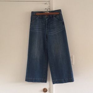 Madewell Wide Leg Crop - Size 28